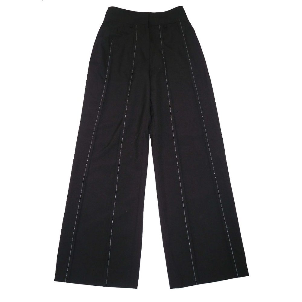 Andersson Bell Wide Leg Wool Trouser Pants S
